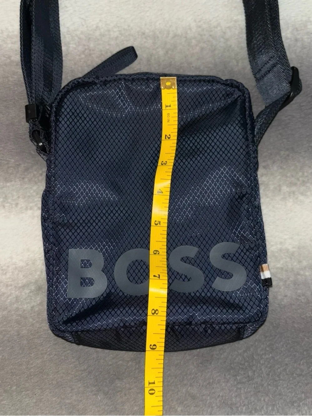 HUGO BOSS Pixel Black Ripstop Crossbody Bag NWT 50549910